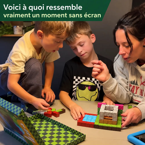 CréaBlocks - Blocs magnétiques pour réduire les écrans, développer la créativité et s'amuser